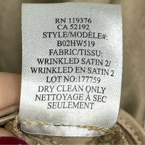 Helmut Lang Gold Wrinkled Satin Sleeveless Draped V Neck Elegant Top - Picture 8 of 9